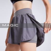 2021 new sports shorts womens loose summer quick-drying exercise pants anti-light high waist dance yoga pants