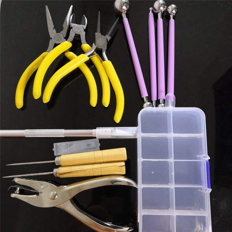 () New Hand in Full Tool Package Heat Shrink Hand Painted Three-dimensional Flowers MATERIAL TOOL FIT