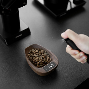 Mhw-3Bomber Bomber Mve Coffee Electronic Scale Hand Brewing Bean Dish Weighing Bean Display Plate Spray Bottle Set