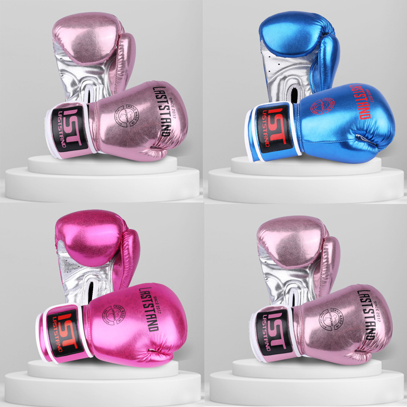 Boxing Gloves Women's Boxing Gloves Adult Sanda Muay Thai Fighting Gloves Training Fighting Women's Pink Women's Fitness