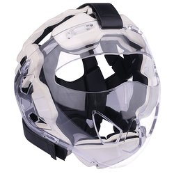 Jingpai Karate Helmet for Adults and Kidsren Taekwondo Head Protection Professional Competition Training Adjustable Head Protection with Mask