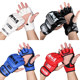 Mma boxing gloves half finger boxing gloves split finger ufc adult
