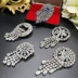 Downton Cổ điển Phương Tây Nước ngoài Retro Đồ trang sức Đồ cổ Trang sức Vòng hoa Rhinestone Ngọc trai Rhinestone Trâm - Trâm cài