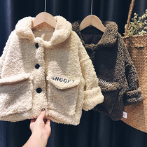 SNOOPY SNOOPY baby padded padded clothes children 2021 new autumn and winter clothes 1-3 years old boys and womens coat