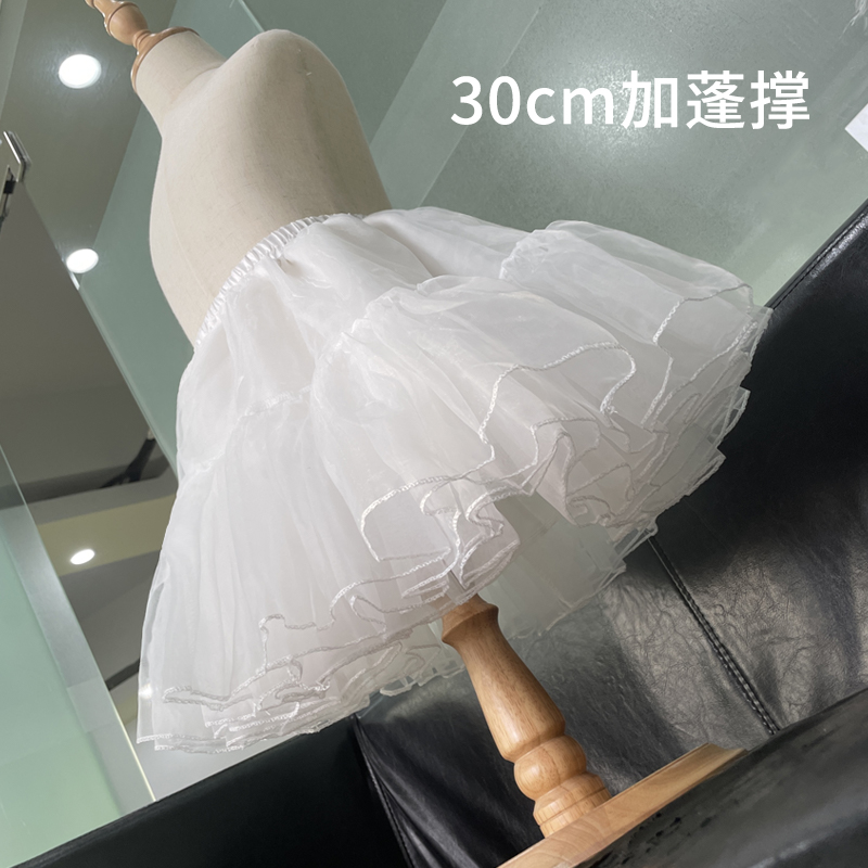 Children's tower skirt supports daily skirt skirt for girls short 30cm of flourishing clouds