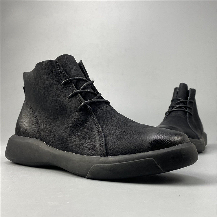 Pick Up Leak Foreign Trade Goods Men's Autumn Winter Real Leather Bull Leather Outdoor Leisure High Drum Leather Shoes Soft Bottom 100 Hitch Retro Tooling Leather Shoes