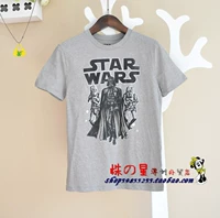 Zhuxing xuất khẩu áo thun cổ tròn tay ngắn nam mới của Star Wars có mã số áo polo nam