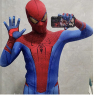 (NM) The Amazing Spider-Man 1cos suit super 1 red and blue printed separately and sewn together tailor-made