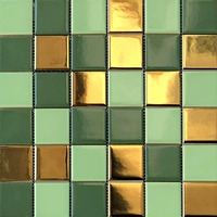 Верблюд 48 Трехцветный зеленый + золотой блеск