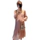 Pregnant women autumn dress Korean style loose fashion net red fairy go out long-sleeved chiffon dress spring and autumn