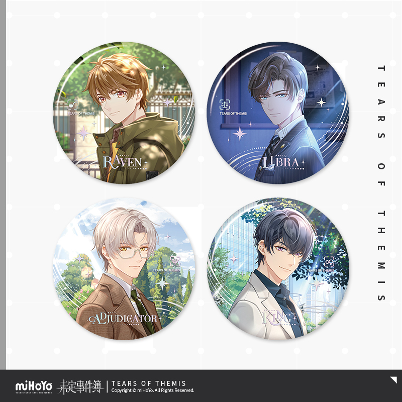 【Mihoyo/Undecided Event Book】Light and Shadow Companion Series Tinplate Badge Mihoyo 【Mihoyo/Undecided Event Book】Light and Shadow Companion Series Tinplate Badge Mihoyo