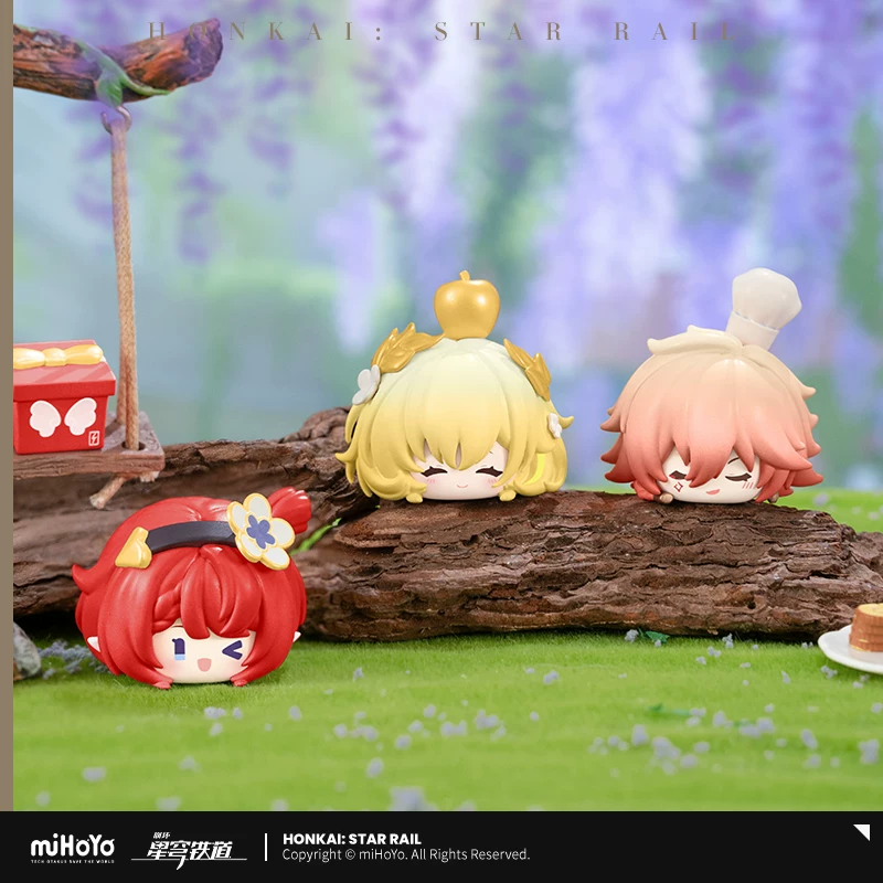 Фигурка (miHoYo) Ompharos Heroes Series Super Jenga — коллекционная слепая коробка, 7×6×4 см