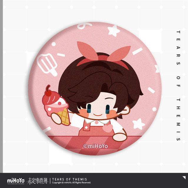 Qin Shuang Mi Xia ຊຸດ Q ຮຸ່ນ plush badge miHoYo