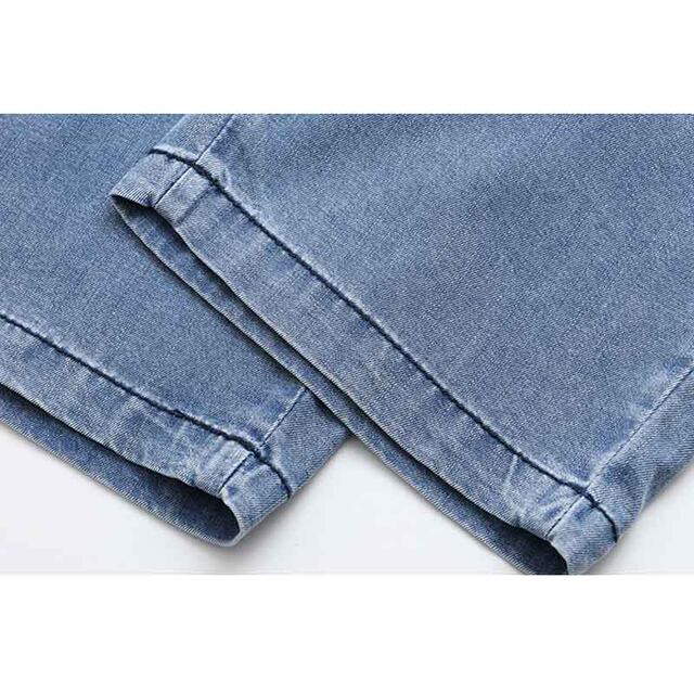 ຂະຫນາດຂະຫນາດໃຫຍ່ໄຂມັນ mm Tencel jeans 200 ປອນບວກໄຂມັນບວກບາງໄຂມັນ mom cropped pants summer straight pants