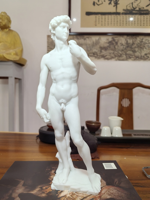 David Venus Victory Goddess Figure Sculpture White Marble Statue Study Bookshelf Desktop Ornament Furniture Decoration