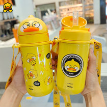 304 stainless steel thermos cup bomb lid sippy cup portable student childrens water Cup trend personality travel Cup