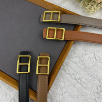 New belt womens leather casual all-match jeans belt decoration with skirt suit sweater girdle ins style