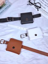Belt Fanny pack womens fashion wild mini belt bag decoration with skirt Jeans belt bag tide ins wind