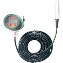Split battery-powered level gauge level transmitter