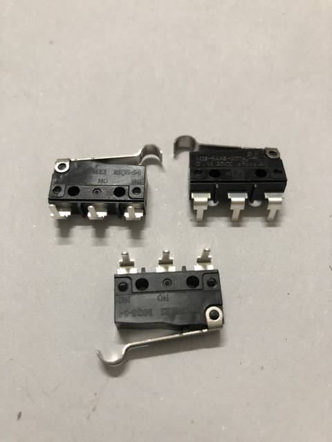 Japan Shenmin Shinmei Micro Switch Mqs-54As Bent Feet with Handle 0.1A 30Vdc Brand New