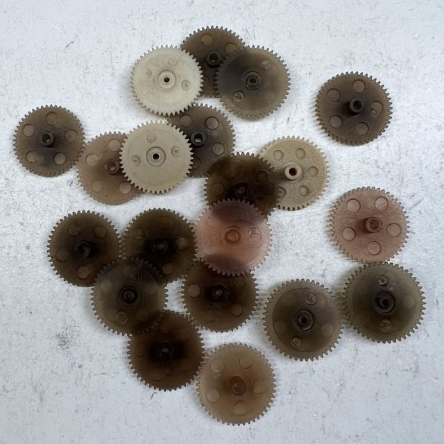 Collection Recorder Movement Accessories, Clutch Wheels, 10 Types Each, Nylon Wheels, 20 Pieces, Mixed Pack, Brand New