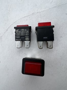 Hong Kong Defeng Apm-2116 Self-Locking Push Button Switch 4-Pin Dual-Way Vacuum Cleaner Switch with Light Brand New