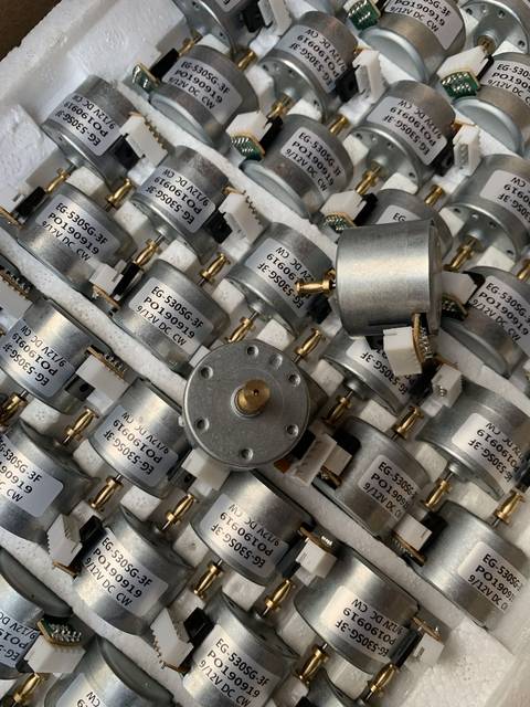 Vinyl Record Player Gramophone Motor Eg-530Sg-3F 9/12V Dc Forward Rotation Brand New