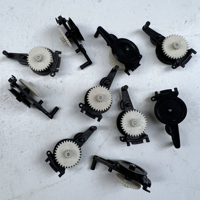 Collection Recorder Movement Accessories, Clutch Wheels, 10 Types Each, Nylon Wheels, 20 Pieces, Mixed Pack, Brand New