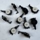 Collection Recorder Movement Accessories, Clutch Wheels, 10 Types Each, Nylon Wheels, 20 Pieces, Mixed Pack, Brand New