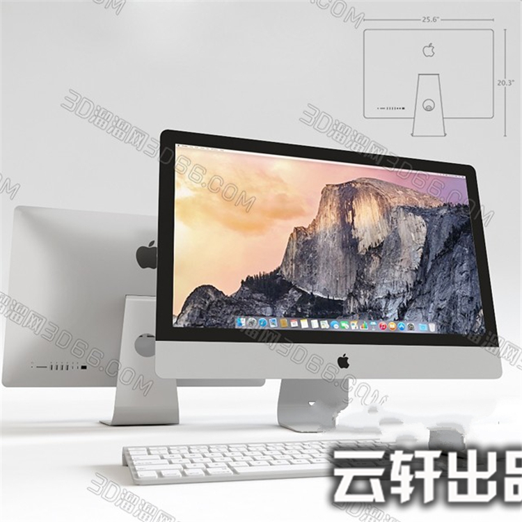 家用电器3Dmax模型厨房卫生间超市展柜空调电视洗衣机3D模型-40