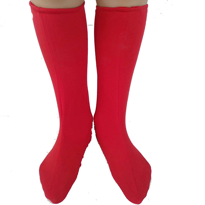 Rap China Red Children acting out of red shoes Shoes National Wind Open Door Red Dancing Young Children Festive Performance Accessories