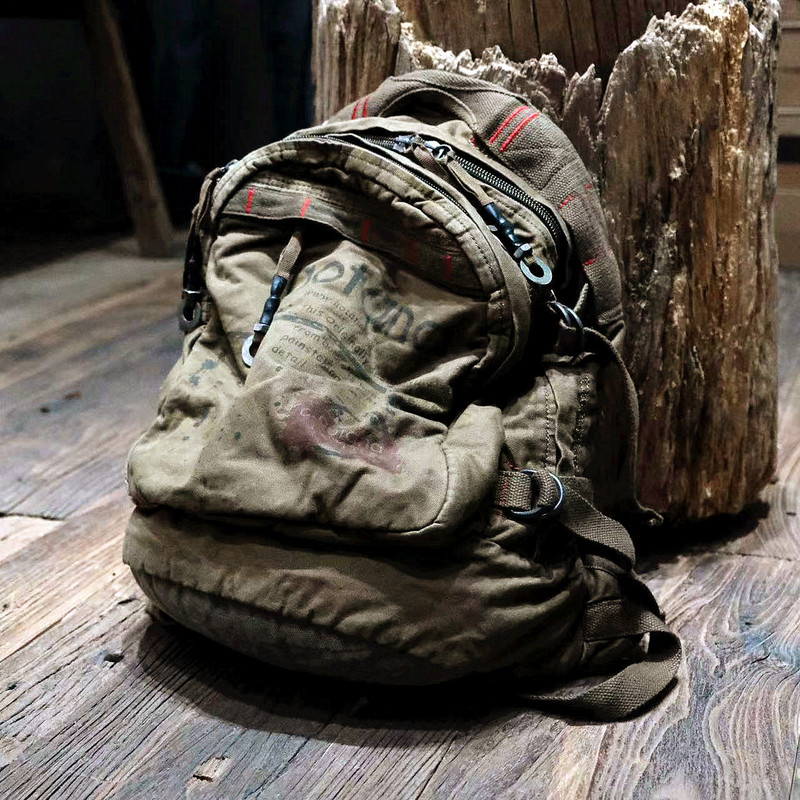 Super Soft Canvas Backpack for Travel, European and American Style, Washed and Vintage-Looking, All-Cotton, Large Capacity