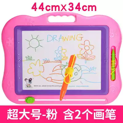 Children's small drawing board magnet black version graffiti large baby learning ballpoint pen erasable writing board blackboard