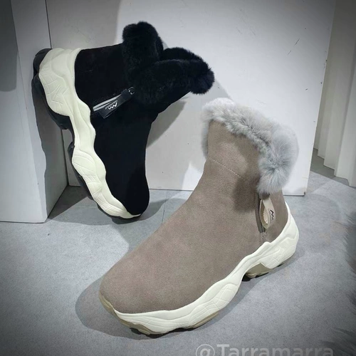 Австралия Tarra Rabbit Purry украшение шерсть толстое дно папа повседневные спортивные снежные сапоги Women Women Boots TA3003