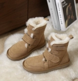 Австралия Everau Winter New Style Murs Integrated + Cowhide Double Learring Belt Short Tube Snow Boots EA3145
