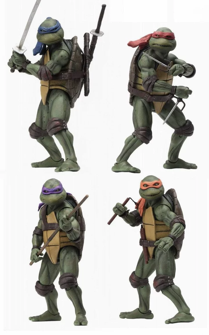 NECA Ninja Turtle TMNT 2018 SDCC Limited Luxury Edition 7 -inch joint can handle model