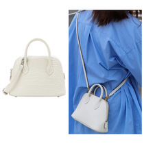 Shell bag womens first-layer cowhide 2024 new high-end crocodile pattern genuine leather handbag cross-body bowling bag