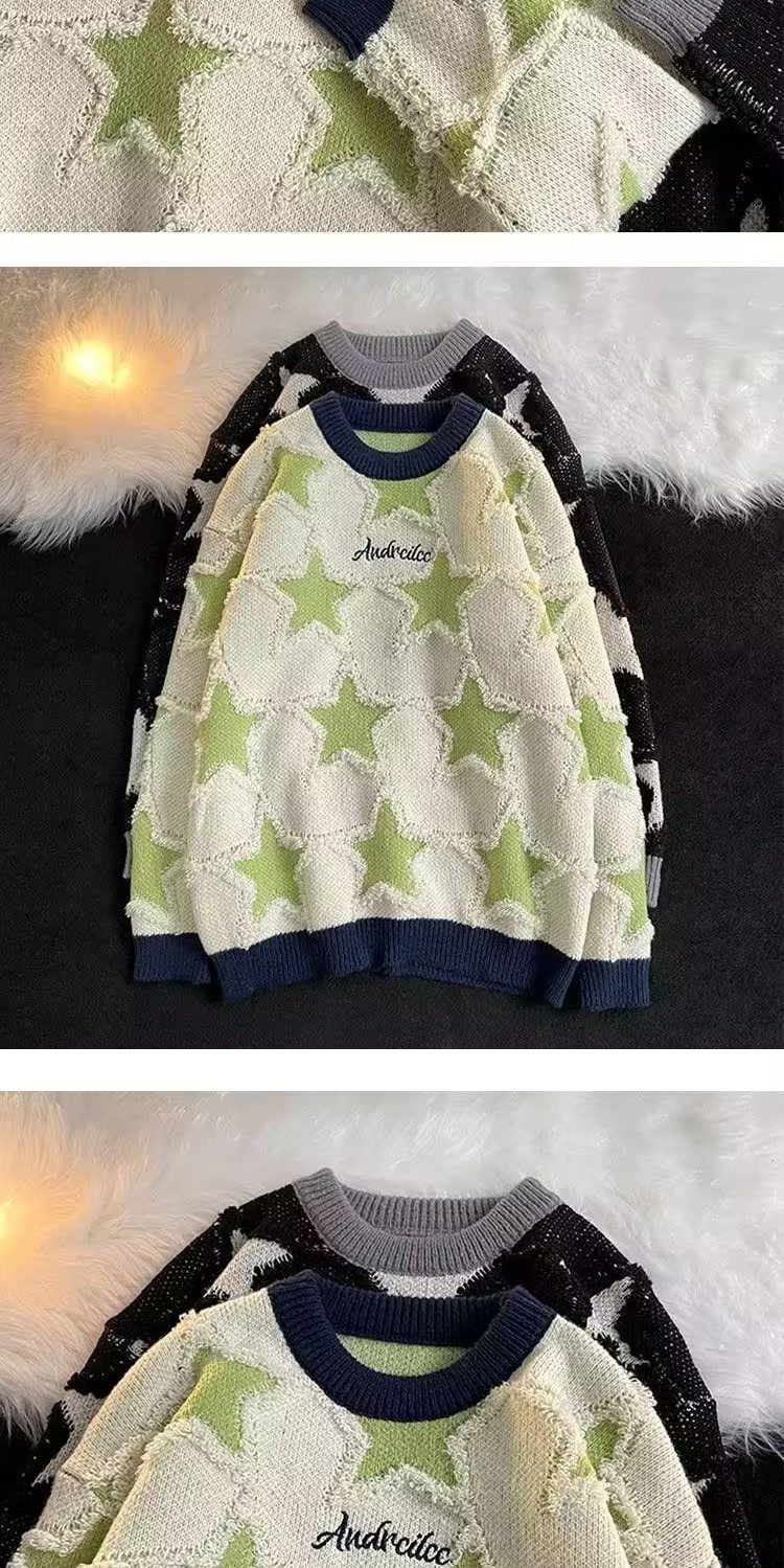 Maglione american star uomo e donna autunno inverno oversize_voghion.com
