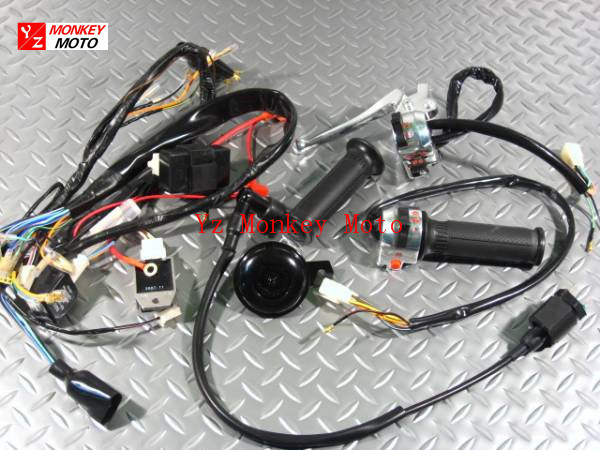 monkey bike little golden boy gorilla small monkey car accessories full car switch line assembly