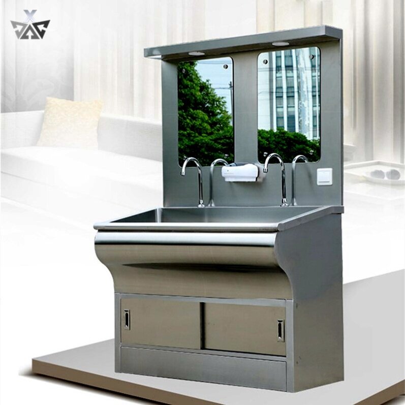 Operating Room Beauty Salon Room Induction Pedalling Medical Clean Handwashing Sink Surgery Brushed Pool Medical Pool