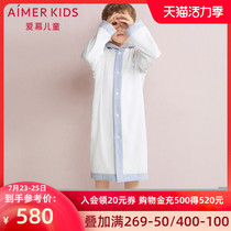 Love childrens underwear Childrens clothing Boy girls hooded bathrobe medium long nightgown cotton autumn and winter AK3440121