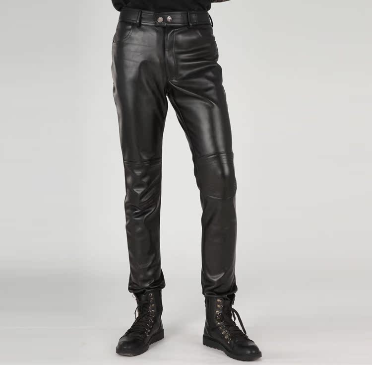 Pantalon cuir homme serré PU pour automne - Ref 1485306 Image 17