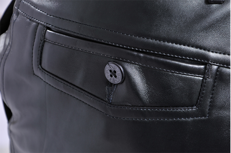 Pantalon cuir homme droit pour hiver - Ref 1486764 Image 10