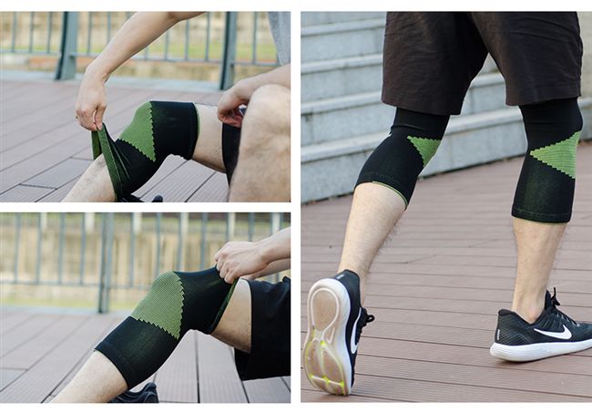 Kneepad thiết bị thể thao nam bóng rổ thể dục ấm áp chạy cầu lông cưỡi thiết bị bảo vệ nữ leo núi ngoài trời băng bảo vệ đầu gối giá rẻ