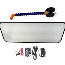 Outil de réparation de voiture encastré 60cm tête de lampe 6 couleur ajustable encastré détection de dent de détection daspiration magnétique double support