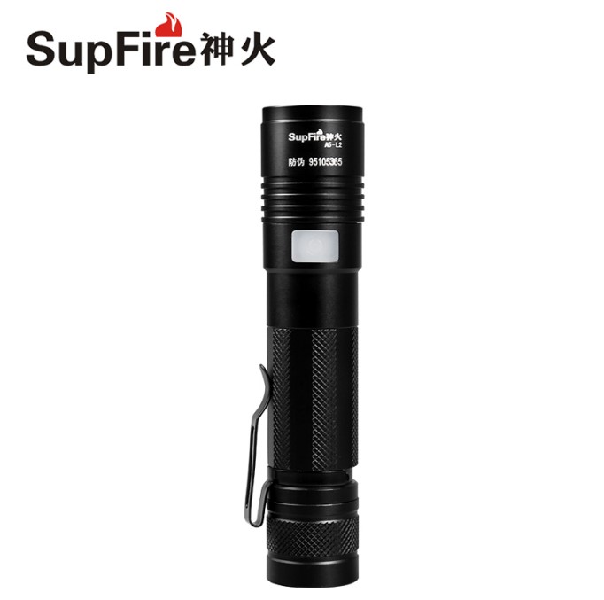 God Fire Intense Light Flashlight A5 Outdoor Multifunction USB Charging Mini Tactical Anti-Body 10W Ultra Bright Small Portable