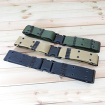 Outdoor tactical canvas woven outer belt field special service training belt American special security belt