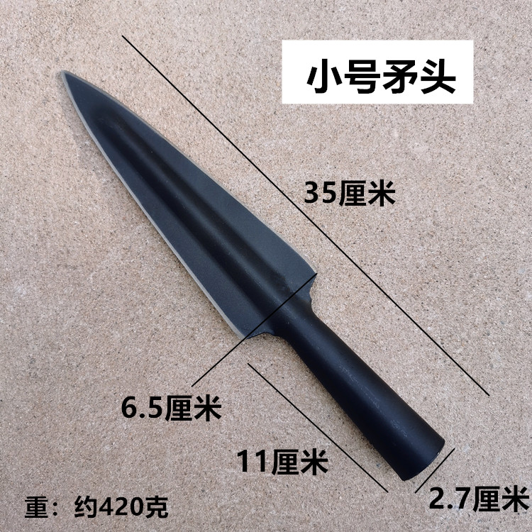 长矛头全钢一体户外祖鲁矛健身矛武术矛霸王枪锻打红缨枪头长矛枪-阿里巴巴