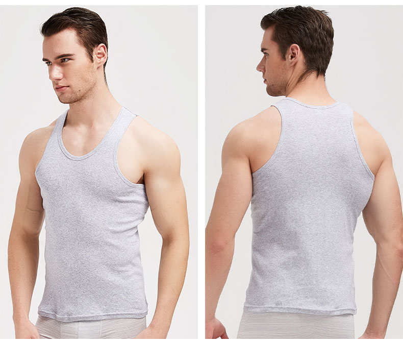 Nam Cực vest nam nam cotton mỏng Slim không tay thanh niên thể thao thể thao chạm đáy rào cản mùa hè chặt chẽ áo ba lỗ nam phom rộng