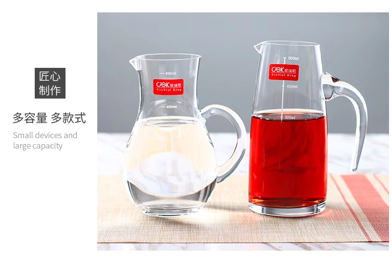 Với quy mô rượu vang trắng ấm rượu vang ly rượu vang decanter rượu vang Châu Âu nhà nhỏ nếm rượu vang - Rượu vang